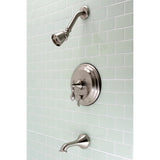 American Classic Single-Handle 3-Hole Wall Mount Tub and Shower Faucet with Diverter
