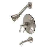 Single-Handle 3-Hole Wall Mount Tub and Shower Faucet Trim Only