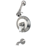 Restoration Single-Handle 3-Hole Wall Mount Tub and Shower Faucet