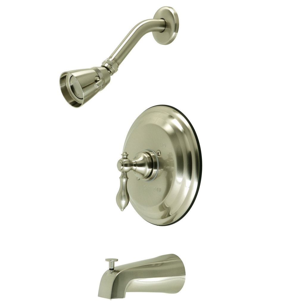 American Classic Single-Handle 3-Hole Wall Mount Tub and Shower Faucet
