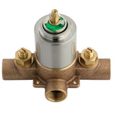 Pressure Balanced Tub and Shower Valve, with Stops