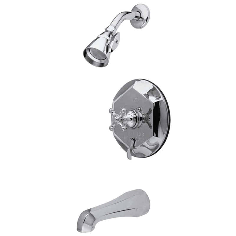English Vintage Single-Handle Pressure Balanced Tub and Shower Faucet