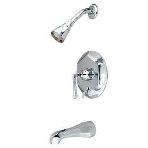 Single-Handle 3-Hole Wall Mount Tub and Shower Faucet