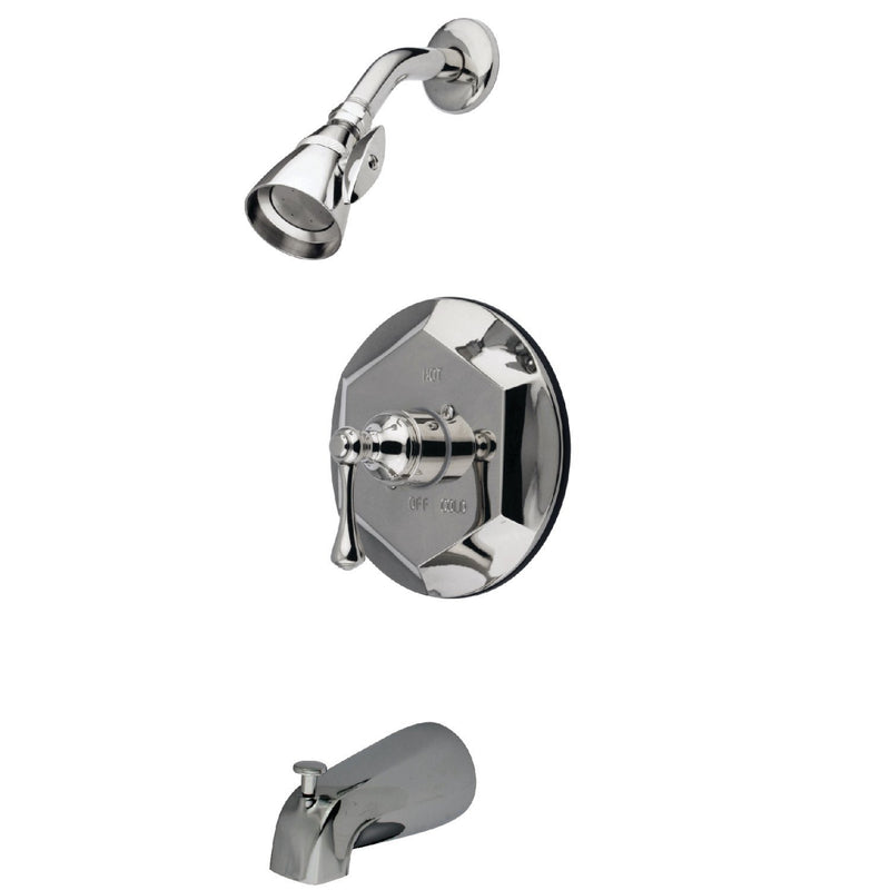 English Vintage Single-Handle Pressure Balanced Tub and Shower Faucet