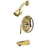 Silver Sage Single-Handle 3-Hole Wall Mount Tub and Shower Faucet