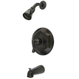English Vintage Single-Handle Pressure Balanced Tub and Shower Faucet