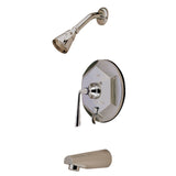 Silver Sage Single-Handle 3-Hole Wall Mount Tub and Shower Faucet