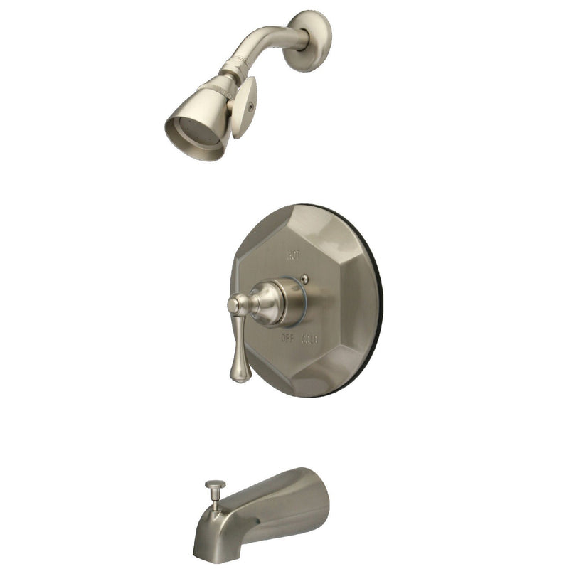 English Vintage Single-Handle Pressure Balanced Tub and Shower Faucet