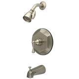 English Vintage Single-Handle Pressure Balanced Tub and Shower Faucet