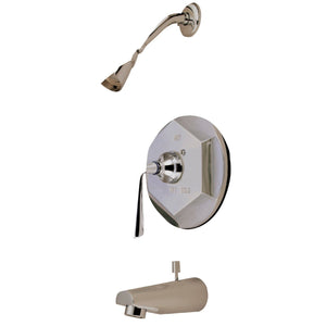 Silver Sage Single-Handle 3-Hole Wall Mount Tub and Shower Faucet