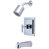 Claremont Single-Handle 3-Hole Wall Mount Tub and Shower Faucet