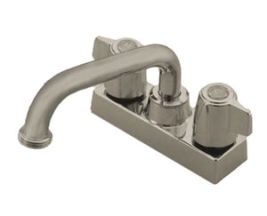 Traditional Double-Handle 2-Hole Deck Mount Laundry Faucet