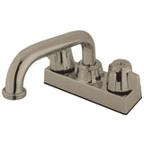 Traditional Double-Handle 2-Hole Deck Mount Laundry Faucet
