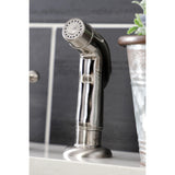 Metropolitan Two-Handle 4-Hole 8" Centerset Kitchen Faucet with Side Sprayer