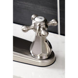 Metropolitan Two-Handle 4-Hole 8" Centerset Kitchen Faucet with Side Sprayer