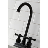 Two-Handle 2-Hole Deck Mount Bar Faucet