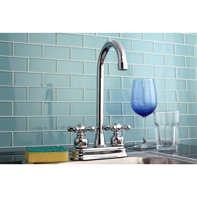 Victorian Two-Handle 2-Hole Deck Mount Bar Faucet