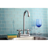 Two-Handle 2-Hole Deck Mount Bar Faucet