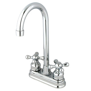 Two-Handle 2-Hole Deck Mount Bar Faucet