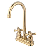 Two-Handle 2-Hole Deck Mount Bar Faucet