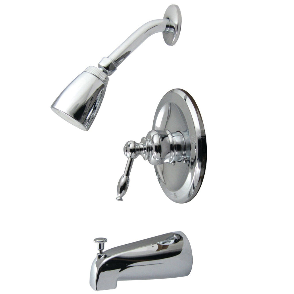 Knight Single-Handle 3-Hole Wall Mount Tub and Shower Faucet
