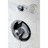 Single-Handle 2-Hole Wall Mount Shower Faucet