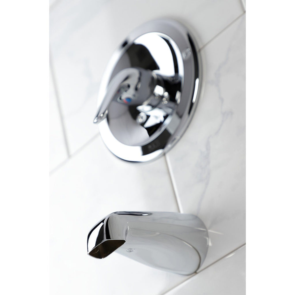 Single-Handle 2-Hole Wall Mount Tub and Shower Faucet Tub Only