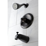 Single-Handle 3-Hole Wall Mount Tub and Shower Faucet