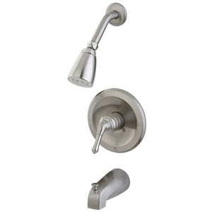 Single-Handle 3-Hole Wall Mount Tub and Shower Faucet