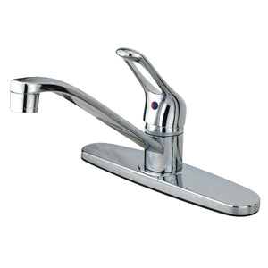 Wyndham Single-Handle 1-or-3 Hole Deck Mount 8" Centerset Kitchen Faucet