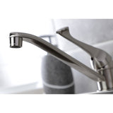 Single-Handle 2-or-4 Hole Deck Mount 8" Centerset Kitchen Faucet with Side Sprayer