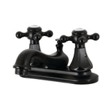 Metropolitan Double-Handle 3-Hole Deck Mount 4-Inch Centerset Bathroom Faucet with Pop-Up Drain
