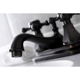 Metropolitan Double-Handle 3-Hole Deck Mount 4-Inch Centerset Bathroom Faucet with Pop-Up Drain