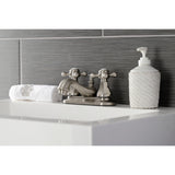 Metropolitan Double-Handle 3-Hole Deck Mount 4-Inch Centerset Bathroom Faucet with Pop-Up Drain