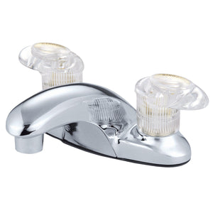 Legacy Double-Handle 3-Hole Deck Mount 4-Inch Centerset Bathroom Faucet