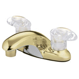 Legacy Double-Handle 3-Hole Deck Mount 4-Inch Centerset Bathroom Faucet