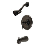 Single-Handle 3-Hole Wall Mount Tub and Shower Faucet