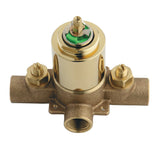 Pressure Balanced Tub and Shower Valve, with Stops
