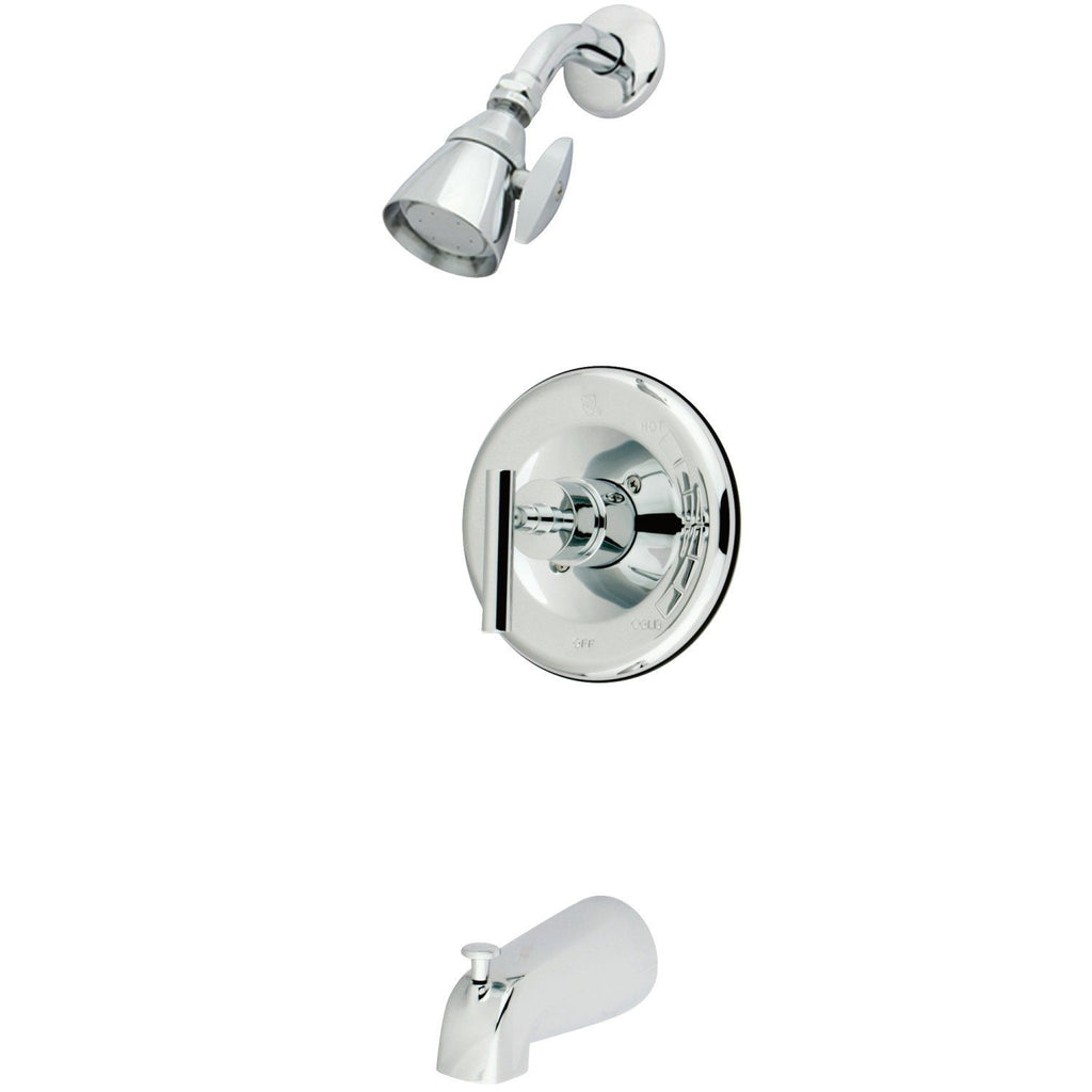 Manhattan Single-Handle 3-Hole Wall Mount Tub and Shower Faucet