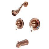 Vintage Double-Handle Pressure Balanced Tub and Shower Faucet