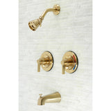 NuvoFusion Double-Handle Pressure Balanced Tub and Shower Faucet