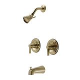 NuvoFusion Double-Handle Pressure Balanced Tub and Shower Faucet