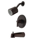 NuvoFusion Single-Handle 3-Hole Wall Mount Tub and Shower Faucet