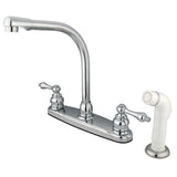 Victorian Two-Handle 4-Hole Deck Mount 8