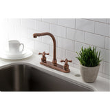 Victorian Two-Handle 2-Hole 8" Centerset Kitchen Faucet
