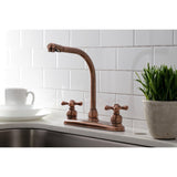Victorian Two-Handle 2-Hole 8" Centerset Kitchen Faucet