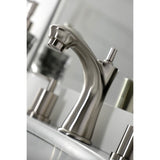 Serena Two-Handle 3-Hole Deck Mount Widespread Bathroom Faucet with Pop-Up Drain