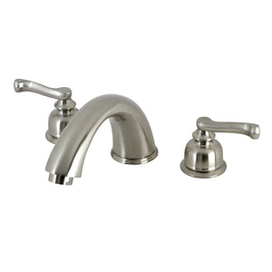 Two-Handle 3-Hole Deck Mount Roman Tub Faucet