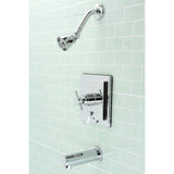 Single-Handle 3-Hole Wall Mount Tub and Shower Faucet