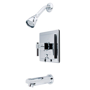 Single-Handle 3-Hole Wall Mount Tub and Shower Faucet